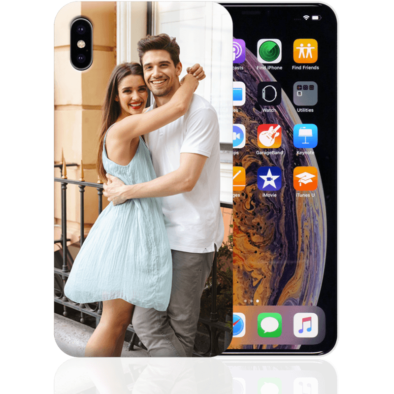 Fundas personalizadas para iPhone Xs Max, funda de TPU suave con absorción  de golpes, funda de teléfono con foto personalizada para iPhone Xs max