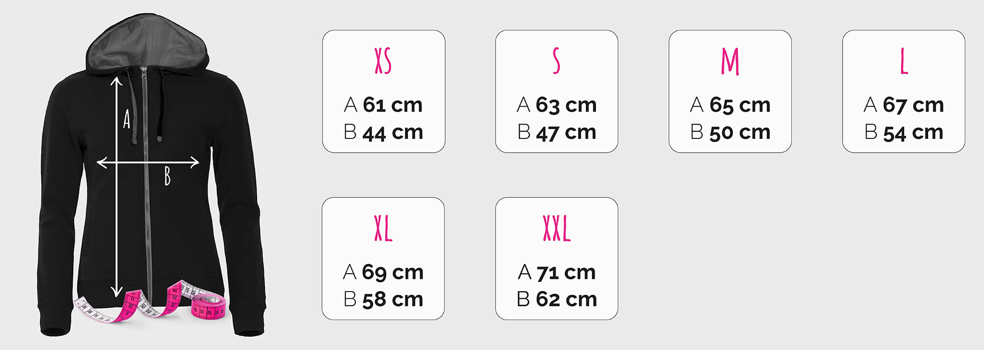 Stampa magliette personalizzate guida alle taglie