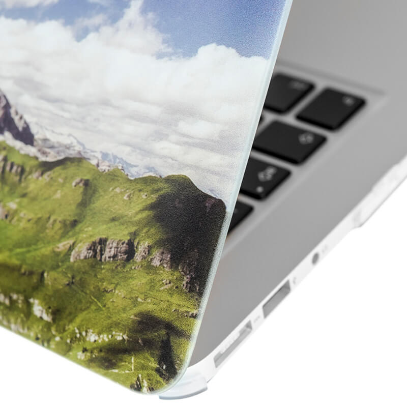 Argent Briller KECC MacBook Air 13 Retina Coque 2020/2019/2018, Touch ID Rigide Case Cover pour MacBook Air 13.3 Coque {A1932}