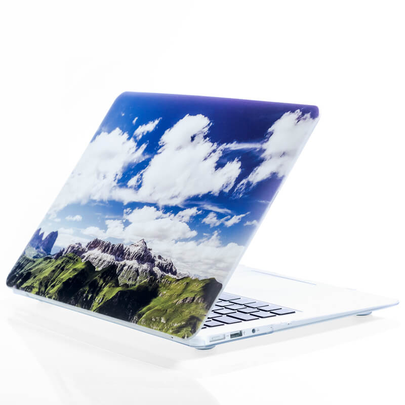 L2W Coque MacBook Pro 15 2018 & 2017 et 2016 Modèle: A1990, A1707 Matte Print Feuilles de Palmier Tropical Coque pour Macbook Pro 15 Pouces avec Touch Bar et ID - Feuilles de Palm et Rouge 