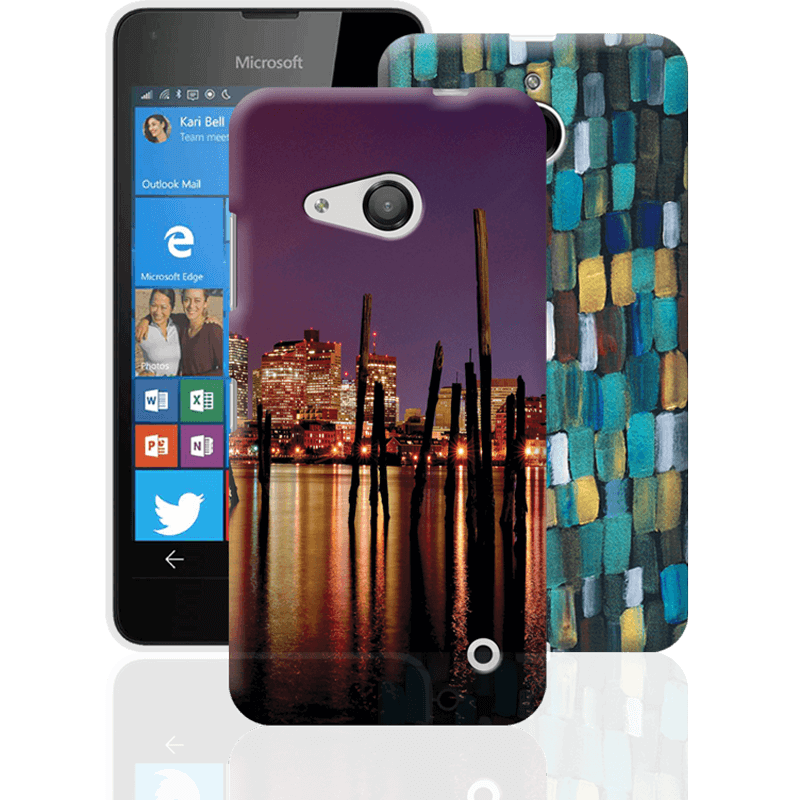 Funda de silicona para Microsoft Lumia 950 XL blanco X-Style 2 pantallas de proyeccion